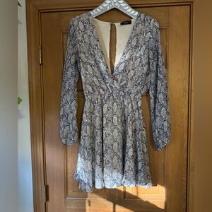 Tart Blue and White Women's Dress